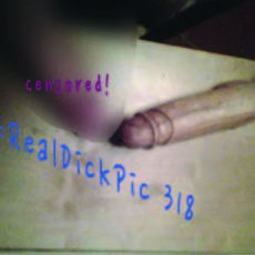 RealDickPic 318 (and wood dildo)